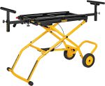Miter Saw Stand With Wheels (DWX726), Yellow - Image 2