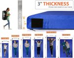 Thick Memory Foam Camping Pad Futon Mattress Full, Portable Floor Sleeping Mat Sleepover Guest Bed Roll Up Mattress for Indoor Outdoor Travel - Image 5