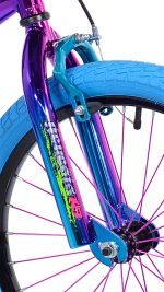 Genesis 18 Illusion Girl's Bike, Blue/Purple - Image 4